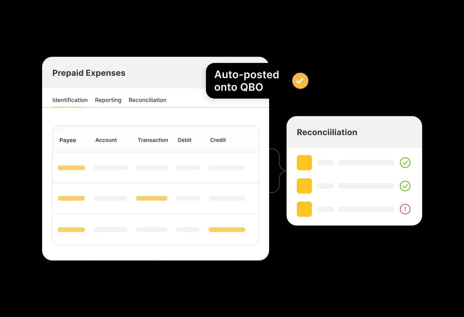Fixed assets and prepaid expenses workflow with supporting schedules