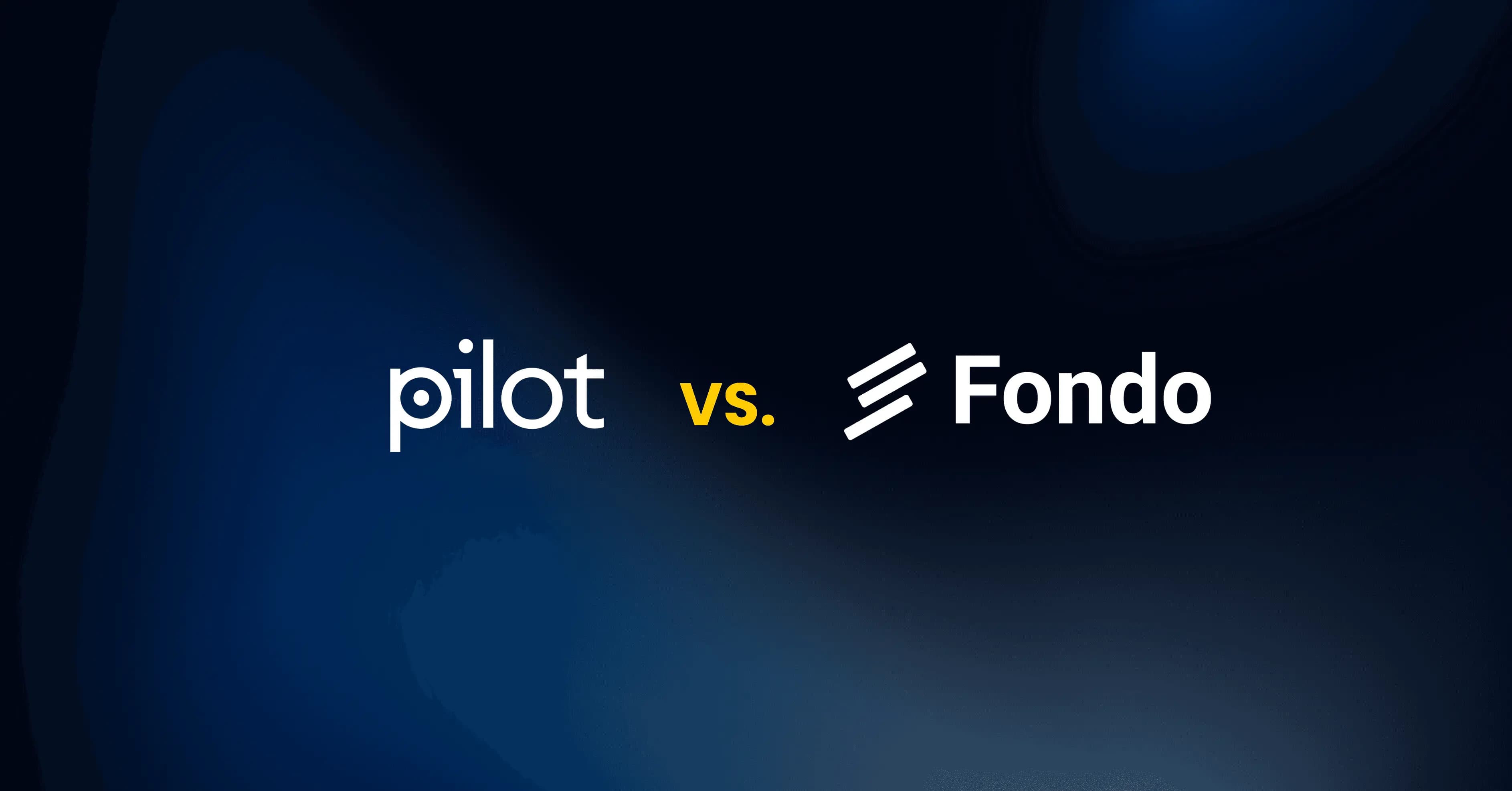 Pilot vs. Fondo startup accounting comparison